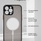 Чехол-накладка iPhone 13 Pro Kruche Skin Shell Magnet Black