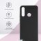 Чехол-накладка Huawei Y6p 2020 Kruche Silicone Plain Black