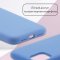 Чехол-накладка iPhone 11 Kruche Silicone Plain Blue