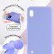 Чехол-накладка Samsung Galaxy A10 2019 Kruche Silicone Plain Lilac purple