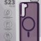 Чехол-накладка Samsung Galaxy S23 Plus Kruche Camera Shine Magnet Purple 