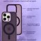 Чехол-накладка iPhone 13 Pro Kruche Camera Shine Magnet Purple