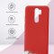 Чехол-накладка Xiaomi Redmi Note 8 Pro Kruche Silicone Plain Red