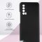 Чехол-накладка Huawei P Smart 2021 Kruche Silicone Plain Black