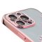 Чехол-накладка iPhone 13 Pro Max Kruche Flash drill Rose gold