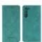 Чехол книжка Samsung Galaxy S23 Plus Kruche Rhombus Turquoise