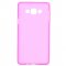 Чехол силиконовый Samsung Galaxy A7 A700f розовый матовый