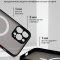 Чехол-накладка iPhone 14 Pro Max Kruche Skin Shell Magnet Black