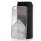 Чехол-накладка iPhone 6/6S Derbi Мрамор с блестками пудровый