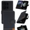 Чехол книжка Xiaomi Redmi Note 13 Pro 4G/Poco M6 Pro (4G) Kruche Purse Flip Black