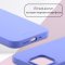 Чехол-накладка iPhone 14 Kruche Silicone Plain Lilac purple