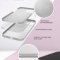 Чехол-накладка iPhone 14 Kruche Silicone Plain White