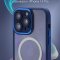 Чехол-накладка iPhone 14 Pro Kruche Reliable Magnet Blue