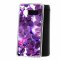 Чехол-накладка Samsung Galaxy S10+ Kruche Print Purple leaves