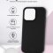 Чехол-накладка iPhone 13 Pro Kruche Silicone Magnet Black