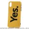 Чехол-накладка iPhone X/XS Derbi Yes. Yellow