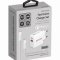 СЗУ USB+Type-C 3A+кабель Type-C - Type-C 1m Exployd Shaft 20W White