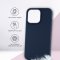 Чехол-накладка iPhone 13 Pro Kruche Silicone Magnet Navy blue