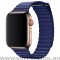 Ремешок для Apple Watch 38mm/40mm экокожа синий