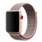 Ремешок для Apple Watch 42mm/44mm тканевый на липучке розовый