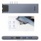 ХАБ для MacBook Pro Baseus Multi-functional Seven-in-one CAHUB-L0G Gray УЦЕНЕН
