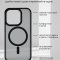 Чехол-накладка iPhone 13 Pro Kruche Matte Magnet Black