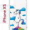 Чехол-накладка iPhone X/XS Kruche Print Flying Unicorn