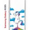 Чехол-накладка Samsung Galaxy A02s Kruche Print Flying Unicorn