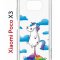 Чехол-накладка Xiaomi Poco X3/X3 Pro Kruche Print Flying Unicorn