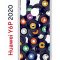 Чехол-накладка Huawei Y6p 2020 Kruche Print Виниловые пластинки