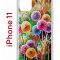 Чехол-накладка iPhone 11 Kruche Print Одуванчики