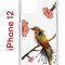 Чехол-накладка iPhone 12 Kruche Print Колибри