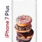 Чехол-накладка Apple iPhone 7 Plus (580664) Kruche PRINT Donuts