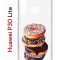 Чехол-накладка Huawei P30 Lite (585137) Kruche PRINT Donuts