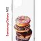 Чехол-накладка Samsung Galaxy A12 (594609) Kruche PRINT Donuts