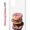 Чехол-накладка Samsung Galaxy A41 (587678) Kruche PRINT Donuts