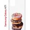 Чехол-накладка Samsung Galaxy A71 Kruche Print Donuts
