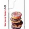 Чехол-накладка Samsung Galaxy S21 Kruche Print Donuts