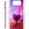 Чехол-накладка Samsung Galaxy S8 Plus Kruche Print Pink heart