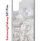 Чехол-накладка Samsung Galaxy S21 Plus Kruche Print White roses