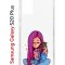 Чехол-накладка Samsung Galaxy S20 Plus (582686) Kruche PRINT Pink Hair