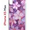 Чехол-накладка Apple iPhone XS Max (580655) Kruche PRINT Гортензия