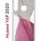 Чехол-накладка Huawei Y6p 2020 (588946) Kruche PRINT Pink and white