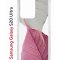Чехол-накладка Samsung Galaxy S20 Ultra Kruche Print Pink and white