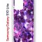 Чехол-накладка Samsung Galaxy S10 Lite (582683) Kruche PRINT Purple leaves