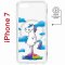 Чехол-накладка iPhone 7/8/SE (2020)/SE (2022) Kruche Magnet Print Flying Unicorn