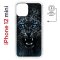 Чехол-накладка Apple iPhone 12 mini (598887) Kruche PRINT Дикий леопард