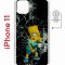Чехол-накладка iPhone 11 Kruche Magnet Print Барт Симпсон