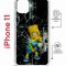 Чехол-накладка iPhone 11 Kruche Magrope Print Барт Симпсон