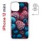 Чехол-накладка iPhone 12 mini Kruche Print Magnet Fresh berries
